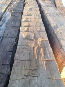 hand hewn beam